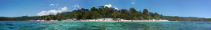 Amazing view from the middle of Lake McKenzie